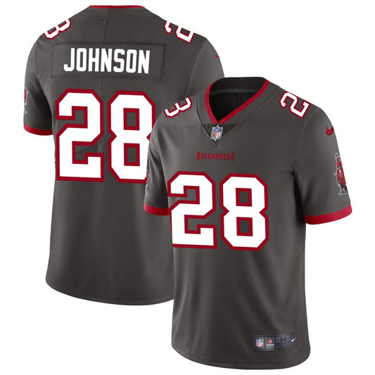 Cephus Johnson Tampa Bay Buccaneers Nike Vapor Untouchable Elite Alternate Jersey - Pewter