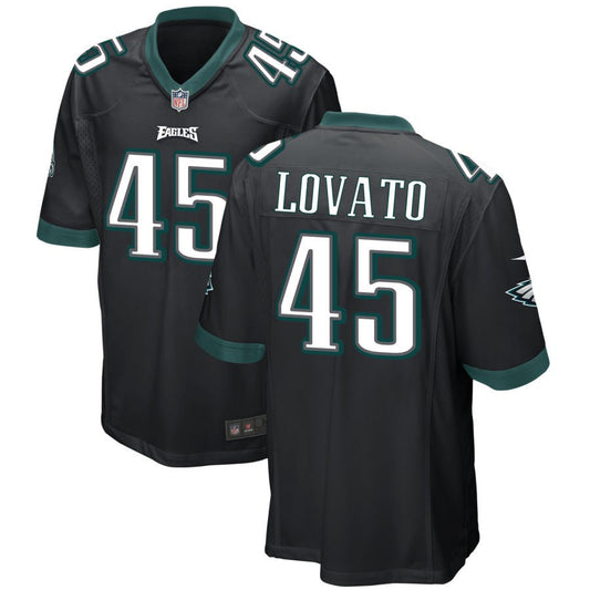 Rick Lovato Philadelphia Eagles Nike Alternate Game Jersey - Black