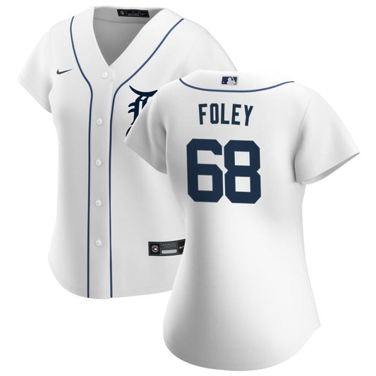 Jason Foley Detroit Tigers Nike Women's Home Replica Jersey - White