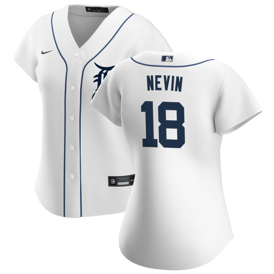 Tyler Nevin Detroit Tigers Nike Women's Home Replica Jersey - White