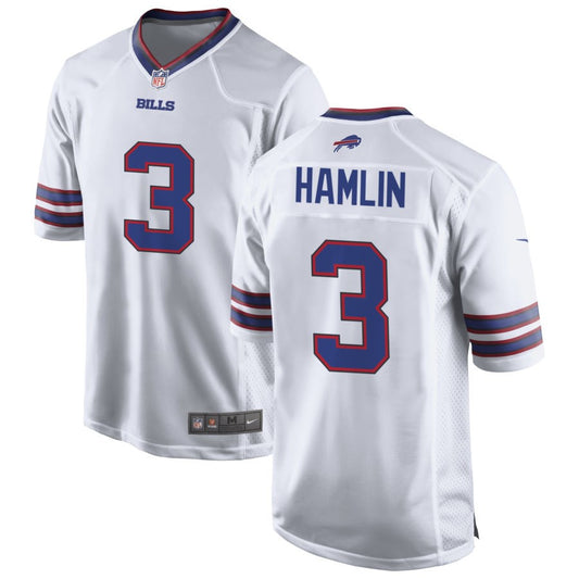 Damar Hamlin Buffalo Bills Nike Game Jersey - White