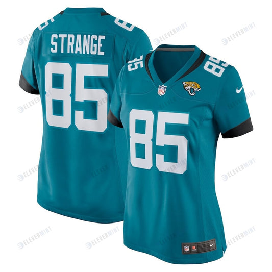 Brenton Strange 85 Jacksonville Jaguars Women Team Game Jersey - Teal