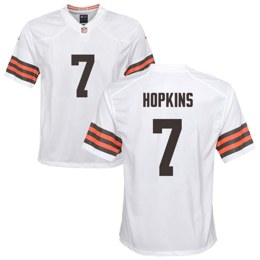 Dustin Hopkins Nike Cleveland Browns Youth Game Jersey - White