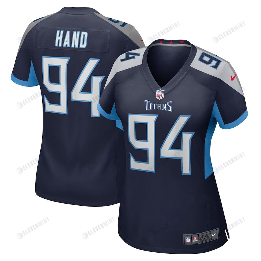 Da'Shawn Hand Tennessee Titans Women's Game Player Jersey - Navy