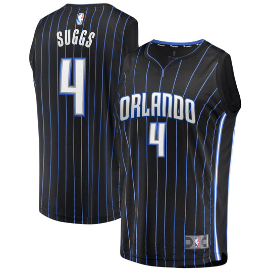 Jalen Suggs Orlando Magic Fanatics Branded 2021/22 Fast Break Replica Jersey - Icon Edition - Black