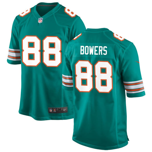 Nick Bowers Miami Dolphins Nike Alternate Game Jersey - Aqua