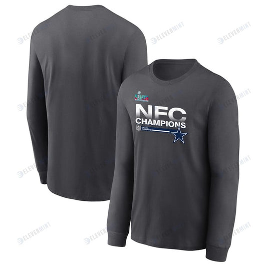 Dallas Cowboys NFC Champions Locker Room Trophy Collection Dark Heather Sweatshirt