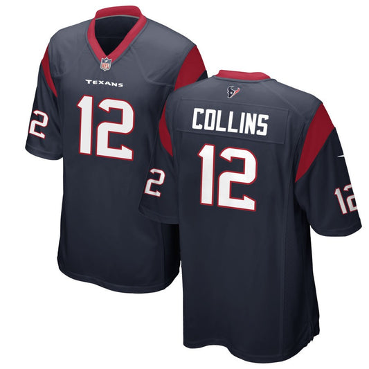 Nico Collins Houston Texans Nike Game Jersey - Navy