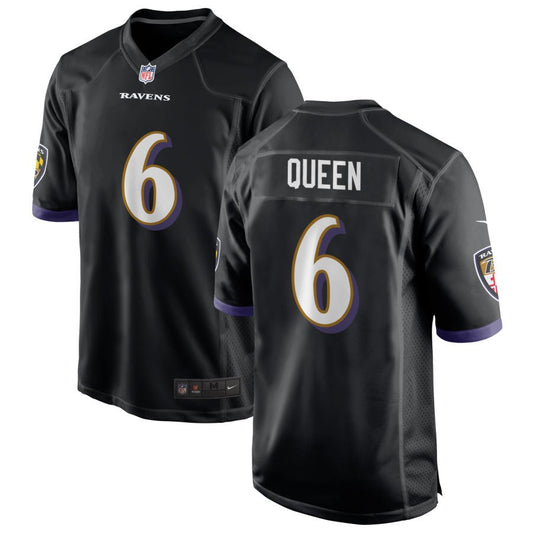 Patrick Queen Baltimore Ravens Nike Youth Game Jersey - Black