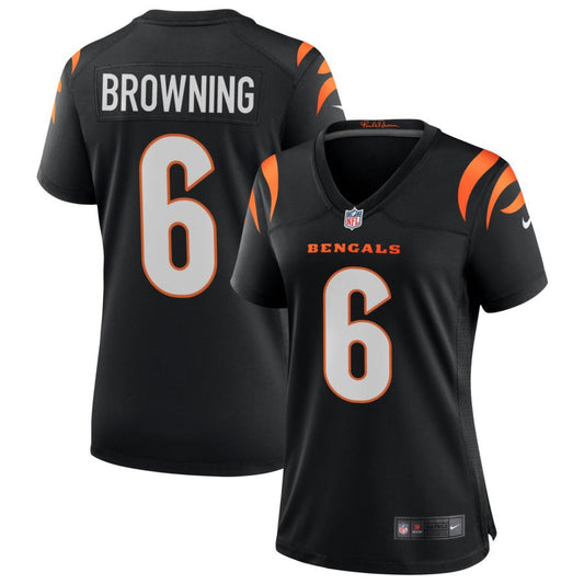 Jake Browning Cincinnati Bengals Nike Women's Game Jersey - Black