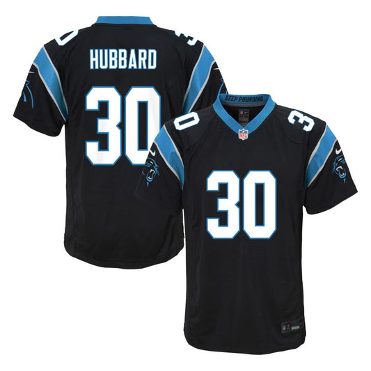 Chuba Hubbard  Carolina Panthers Nike Youth Game Jersey - Black