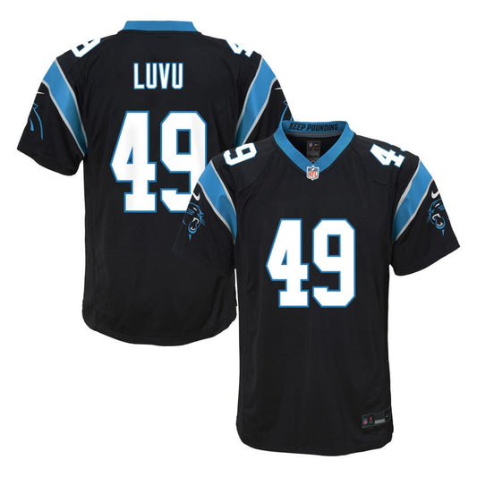 Frankie Luvu  Carolina Panthers Nike Youth Game Jersey - Black