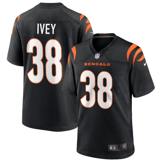 DJ Ivey Cincinnati Bengals Nike Youth Logo Game Jersey - Black