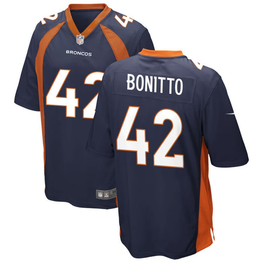 Nik Bonitto Denver Broncos Nike Alternate Game Jersey - Navy