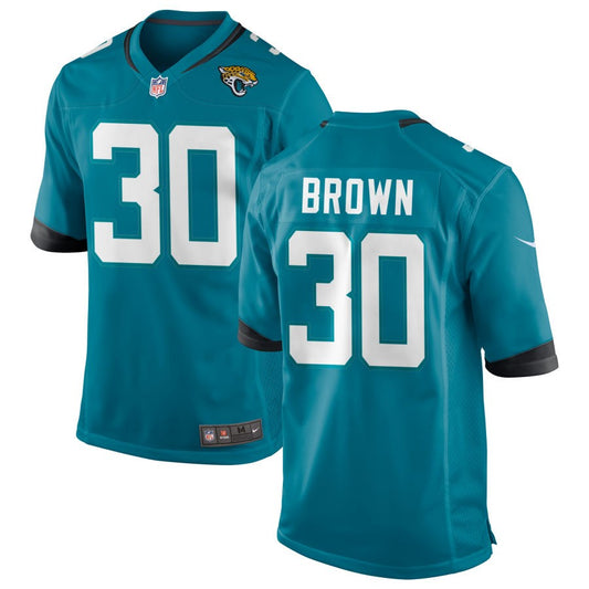 Montaric Brown Jacksonville Jaguars Nike Youth Game Jersey - Teal