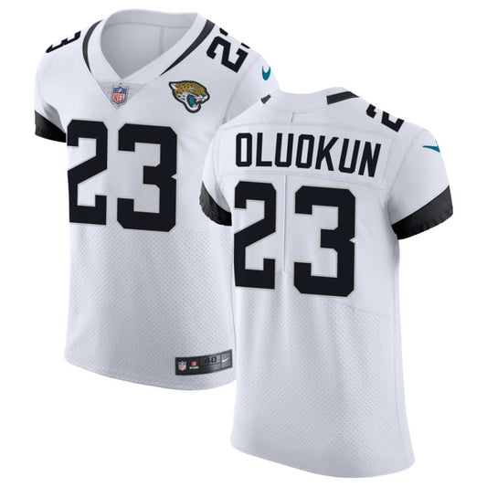 Foyesade Oluokun Jacksonville Jaguars Nike Vapor Untouchable Elite Jersey - White