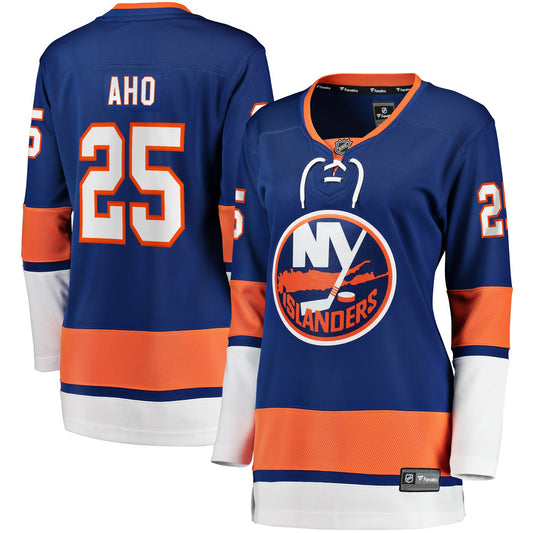 Sebastian Aho New York Islanders Fanatics Branded Women's Home Breakaway Player Jersey - Royal