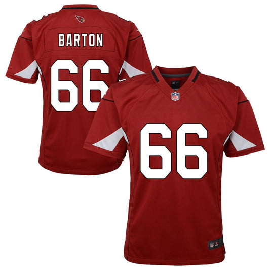 Jackson Barton Arizona Cardinals Nike Youth Team Game Jersey - Cardinal