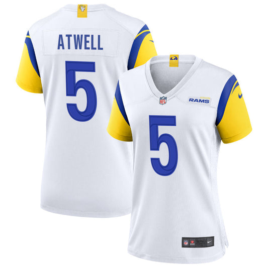 Tutu Atwell Los Angeles Rams Nike Women's Alternate Jersey - White