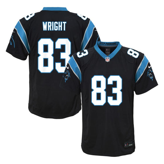 Derek Wright  Carolina Panthers Nike Youth Game Jersey - Black