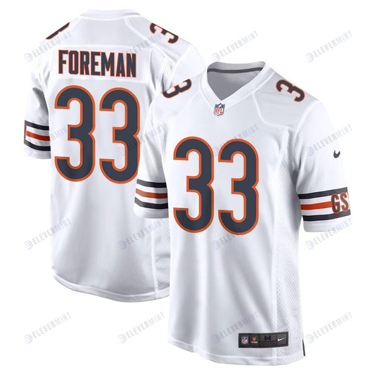 D£ªonta Foreman 33 Chicago Bears Youth Game Jersey - White