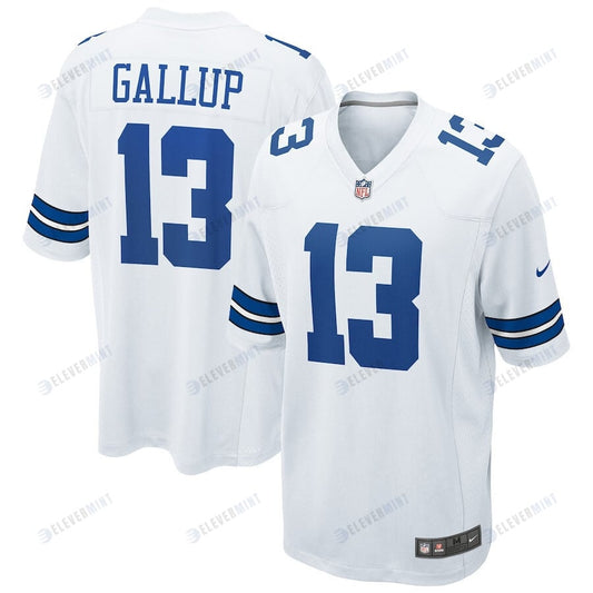 Dallas Cowboys Michael Gallup 13 White Game Men Jersey Jersey