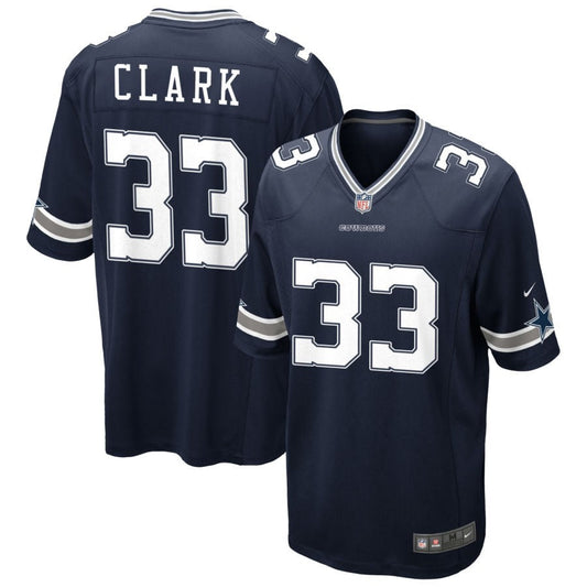 Damone Clark Dallas Cowboys Nike Game Jersey - Navy