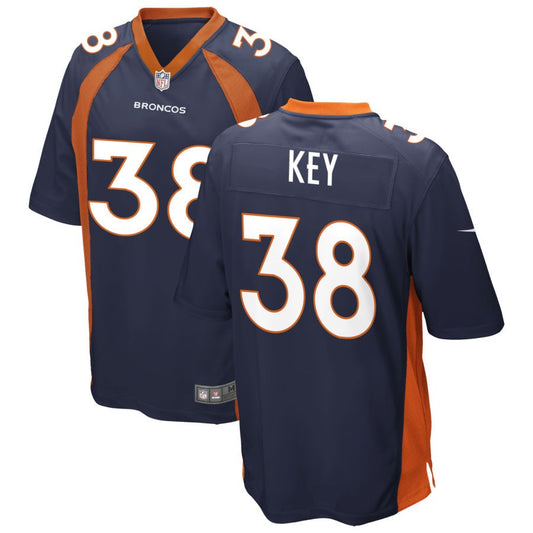 Devon Key Denver Broncos Nike Alternate Game Jersey - Navy