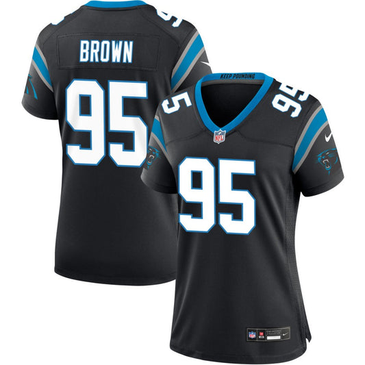 Derrick Brown Carolina Panthers Nike Women's Game Jersey - Black