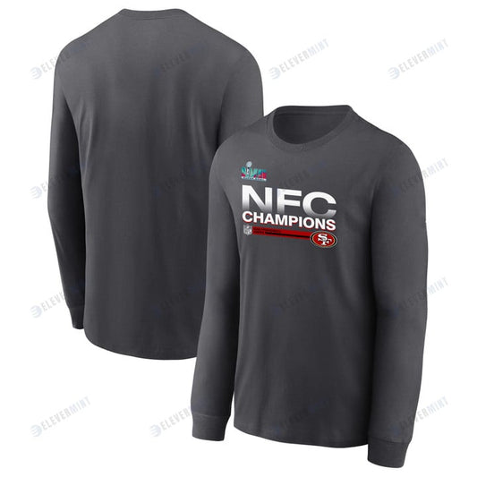 San Francisco 49ers NFC Champions Locker Room Trophy Collection Dark Heather Sweatshirt