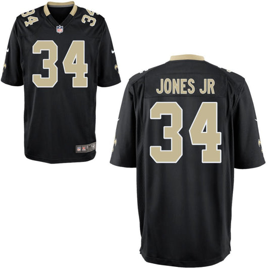 Tony Jones Jr New Orleans Saints Nike Youth Game Jersey - Black