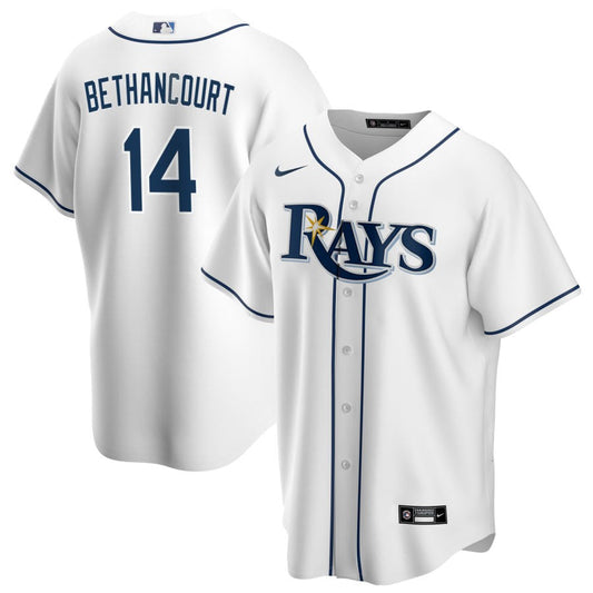 Christian Bethancourt Tampa Bay Rays Nike Home Replica Jersey - White