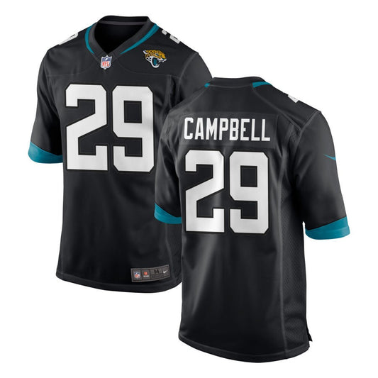 Tevaughn Campbell Jacksonville Jaguars Nike Youth Team Color Game Jersey - Black