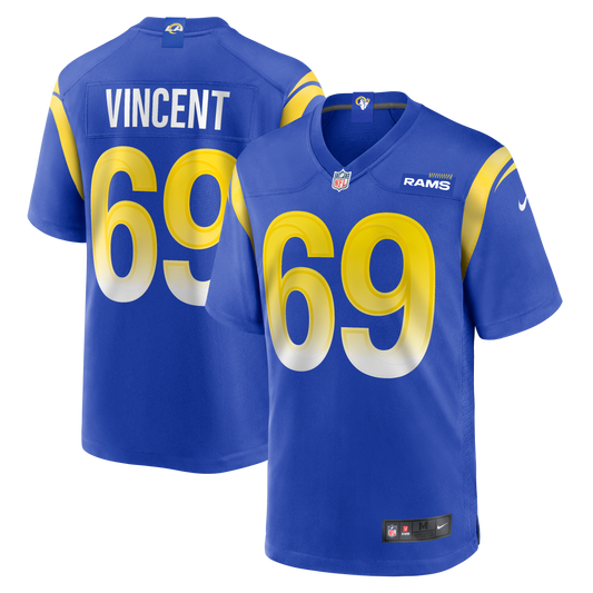 Taron Vincent Los Angeles Rams Nike  Game Jersey - Royal