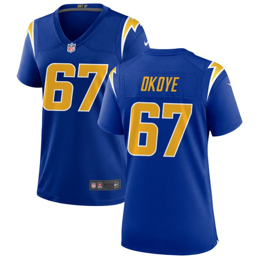 CJ Okoye Los Angeles Chargers Nike Women's Alternate Game Jersey - Royal