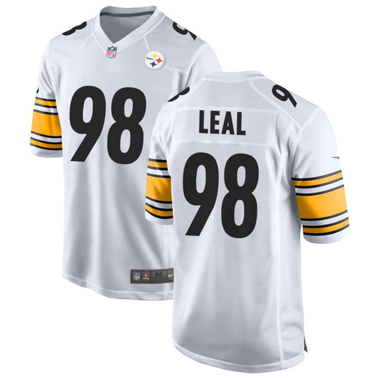 DeMarvin Leal Pittsburgh Steelers Nike Game Jersey - White