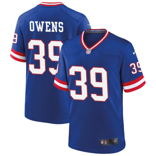 Gervarrius Owens New York Giants Nike Classic Game Jersey - Royal