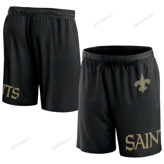 New Orleans Saints Team Black Clincher Shorts - Men