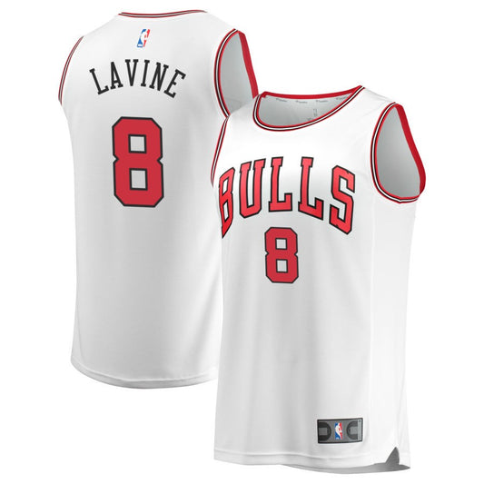 Zach LaVine  Chicago Bulls Fanatics Branded Youth Fast Break Replica Jersey - Association Edition - White