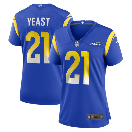 Russ Yeast Los Angeles Rams Nike Women's Game Player Jersey - Royal