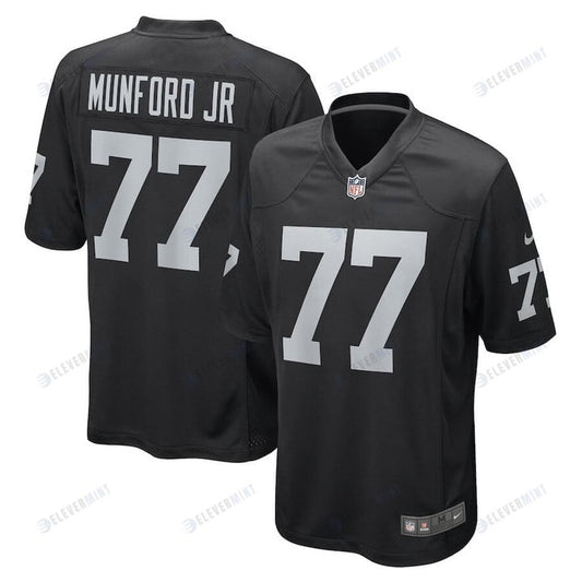 Thayer Munford Jr. Las Vegas Raiders Game Player Jersey - Black