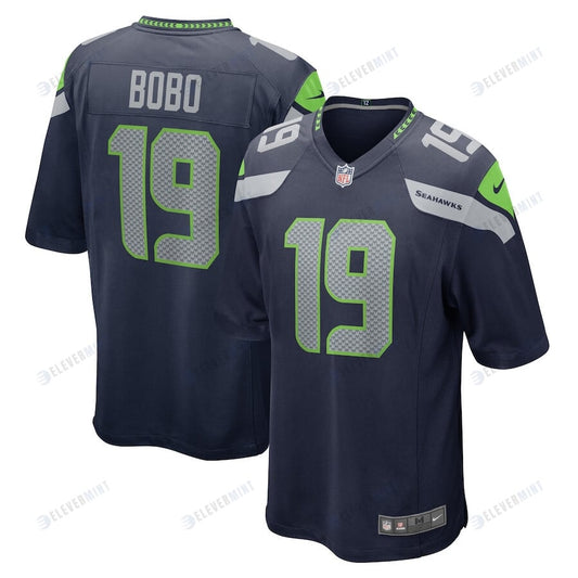 Jake Bobo 19 Seattle Seahawks Men Game Jersey - College Navy