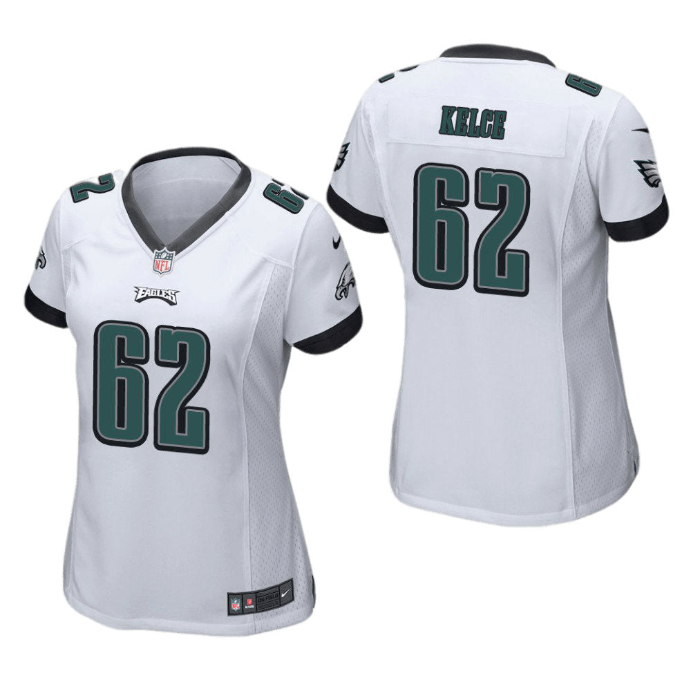 Women's Philadelphia Eagles Jason Kelce Game Jersey - White