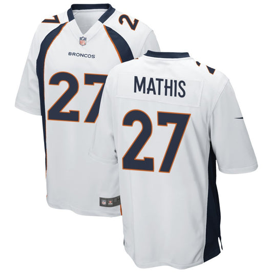 Damarri Mathis Denver Broncos Nike Game Jersey - White