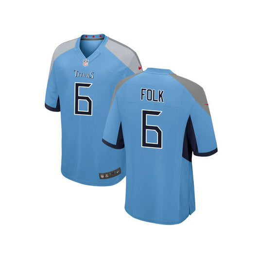 Nick Folk Tennessee Titans Nike Youth Alternate Game Jersey - Light Blue