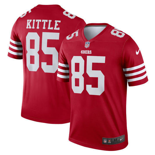 George Kittle San Francisco 49ers Nike Legend Jersey - Scarlet