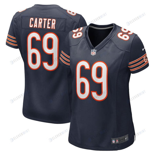 Ja'Tyre Carter 69 New York Giants Women Game Jersey - Navy