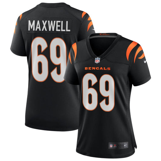 Devonnsha Maxwell Cincinnati Bengals Nike Women's Game Jersey - Black