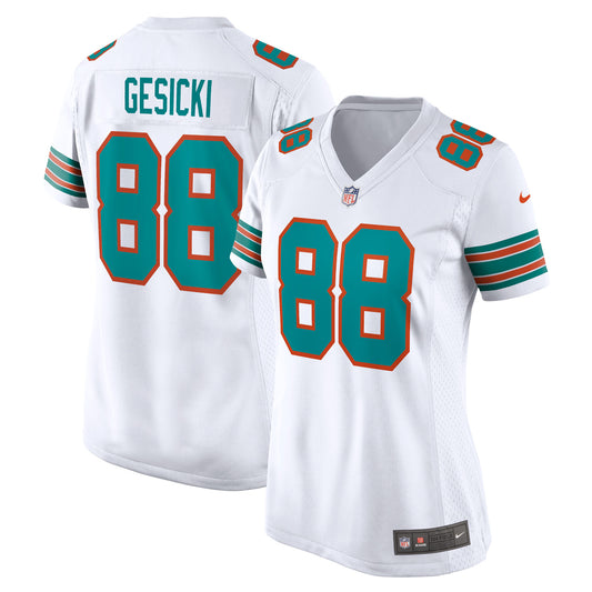 Mike Gesicki Miami Dolphins Nike Women's Alternate Game Jersey - White