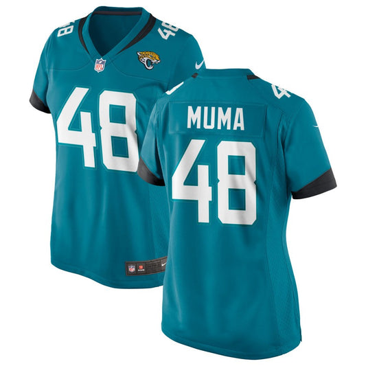 Chad Muma Jacksonville Jaguars Nike Women's Alternate Jersey - Teal